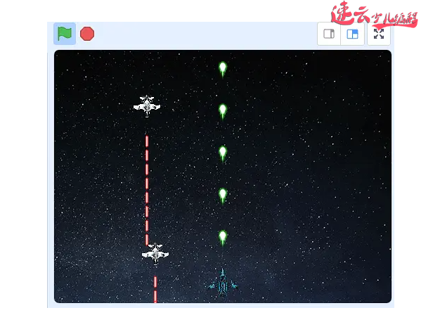 济南少儿编程:Scratch编程制作飞机大战!让孩子自己做游戏吧!~山东少儿编程~少儿编程(图65) 济南少儿编程:Scratch编程制作飞机大战!让孩子自己做游戏吧!~山东少儿编程~少儿编程(图65)