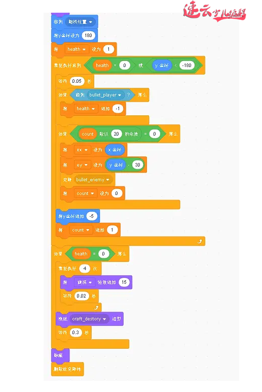 济南少儿编程:Scratch编程制作飞机大战!让孩子自己做游戏吧!~山东少儿编程~少儿编程(图81) 济南少儿编程:Scratch编程制作飞机大战!让孩子自己做游戏吧!~山东少儿编程~少儿编程(图81)